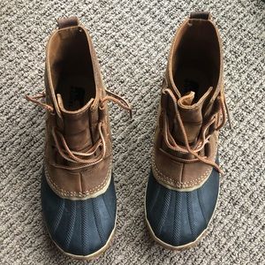 Sorel N About Leather Rain Snow Boot.